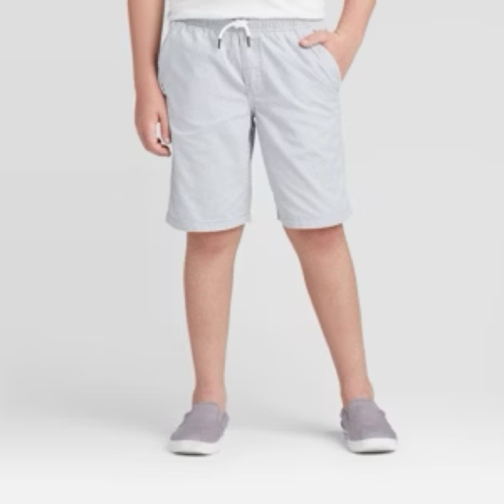 ✨ 5/$12 Cat & Jack Gray pull on Shorts boys large 10/12